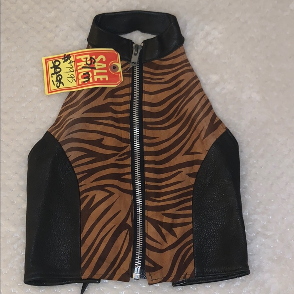 Suzi’s Hyde Deerskin halter top